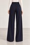 Women's Oysho Fabric High Waist Belt Detailed Wide Leg Pants Cty-Abr-2154 - 4