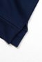 Women's Lola O-Neck, Regular Cut, Slit Three-Thread Cotton Sweatshirt Dark Blue - 5