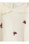 Two Mt Shop Quality Lcw Baby Ecru Embroidered Baby Girl Knitwear Set - 4