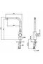 Mithra N2066411 Sink Faucet Granite White - 2