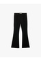 Viscose Blended Slim Fit Flared Trousers