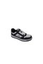 8555 Unisex Black and White Lace-Up Stylish Sports Shoes - 2