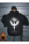 Men's Oversize Hooded Sweatshirt – High-Quality Fabric Printed Hoodie