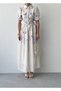 Zarm Model Midi Boy Shirt Collar Dress - 5