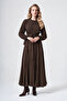 Cupra Silk Dress 40827 Coffee