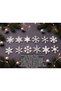 Set of 12 Snowflake Christmas Tree Ornaments White Decorative Pine Tree Ornament Set New Year Concept - 5