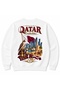 Qatar Golden Sands Falcon & Doha Skyline Graphic Sweatshirt