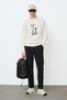 112030203 Alfred Men's Sweatshirt White - 2