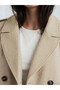 Two Mt Shop Quality Lcw Vision Beige Jacket Collar Women's Cashmere Coat - 3
