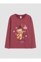Lcw Kids Pink Crew Neck Printed Girls T-Shirt - 2