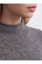 Vizyon New Season Anthracite Half Turtleneck Women's Knitwear Sweater - 3