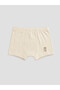 Vizyon New Season Ecru Boys' Patterned Boxer Shorts 3-Pack - 3