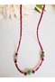Minimum 2 mm Natural Stone Design Necklace 42 cm - 4