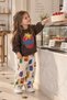 Strawberry Printed Boys and Girls Unisex Top and Bottom Set - 4