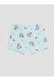 Peak New Season Blue Printed Boys' Boxer 3-Pack - 5