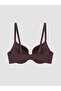 Vizyon New Season Brown Underwire Non-Padded T-Shirt Bra - 3