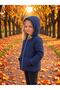 Bow Patterned Water and Wind Resistant Girls' Coat - 2