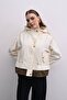 Drawstring Gold Detailed Oversized Raincoat - 2