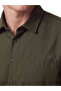 Özmarka New Season Khaki Regular Fit Gabardine Men's Shirt - 3