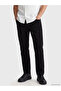 Vizyon New Season Black Regular Fit Velvet Men's Chino Trousers - 2