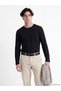 Vizyon New Season Plum Color Crew Neck Long Sleeve Men's T-Shirt