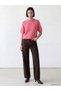 Vizyon New Season Pink Crew Neck Women's Knitwear Sweater - 2