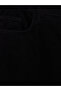 Vizyon New Season Black Regular Fit Velvet Men's Chino Trousers - 6