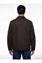 Vizyon New Season Brown Regular Fit Velvet Collar Men's Jacket - 4