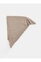 Beige Knitwear Women's Scarf - 2