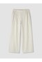 Lcw Modest Elastic Waist Wide Leg Women's Trousers - 5