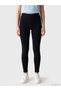 Vizyon New Season Navy Blue Women's Leggings with Elastic Waist - 2