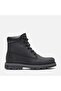 Courma Kid Mid Lace up Boot Children's Black Casual Shoes