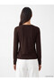Peak New Season Brown Crew Neck 100% Cotton Women's T-Shirt - 4