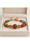 Ethnic Patterned Colorful Beaded Handmade Bracelet – Bohemian Chic Women's Accessory - 3