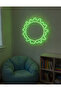 Güneş Figürlü LED Neon Duvar Tablosu | Yeşil Aydınlatmalı Çocuk Odası Dekoru - 4