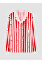 Ozmarka New Season Pink Shirt Collar Patterned Women's Pajama Set - 6