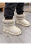 Koko Waterproof Non-Slip Girls' Eva Rain Snow Boots with Fur Inside - 2