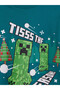 Özmarka New Season Turquoise Printed Boys' Pajama Set - 3