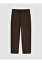Özmarka New Season Brown Relax Fit Men's Cargo Pants - 4