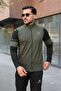 New Season Men's Tracksuit Set, Khaki Printed - 4