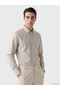 Lcwaikiki Classic Regular Fit Striped Gabardine Men's Shirt