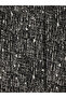Peak New Season Black Crew Neck Patterned Blouse - 5