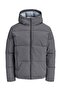 Jack Jones Jjgalaxy Puffer Jacket Pls Men's Anthracite Large Size Coat - 5