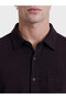 Özmarka New Season Plum Regular Fit Men's Shirt - 3