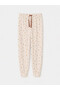Ozmarka New Season Pink Crew Neck Fleece Women's Pajama Set - 8