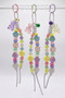 1 Piece Colorful White Detailed Janjan Beaded Bag Ornament Bag Charm Phone Lanyard Phone Ornament Tablet Ornament Thermos Keychain Beaded - 3