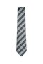 White Striped Gray Classic Tie – 8 cm Wide - 6