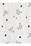 Özmarka New Season Ecru Printed Girls' Capri Pajama Set - 7