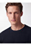 Özmarka New Season Navy Blue Crew Neck Men's Sweatshirt - 3