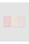 Özmarka New Season Pink Patterned Girls' Panties 3-Piece Set